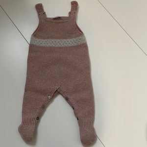 Wedoble European wool knit romper 0-3 months